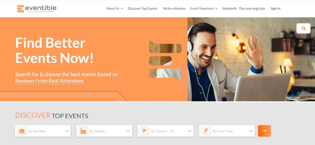 Eventible - your online B2B event review platform 