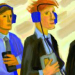 the banner image features an illustration of event attendees walking listening to micro format event audio reviews