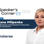 Speaker's Corner Banner featuring Tatiana Pilipenko, Senior Business Development Executive, Brokeree Solutions