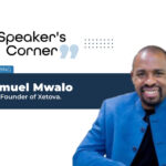 Speaker's Corner banner image featuring Bramuel Mwalo, CEO & Founder of Xetova