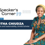 Banner image featuring Bertha W. Chiudza, Inclusion, Sustainability, DIHAD Scholar