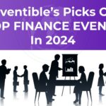 This image describes the heading of this article which is- "Top Finance events in 2024", with a supported illustration.