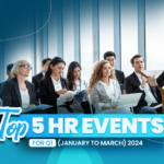 The featured image showcases a group of HR professionals in attendance