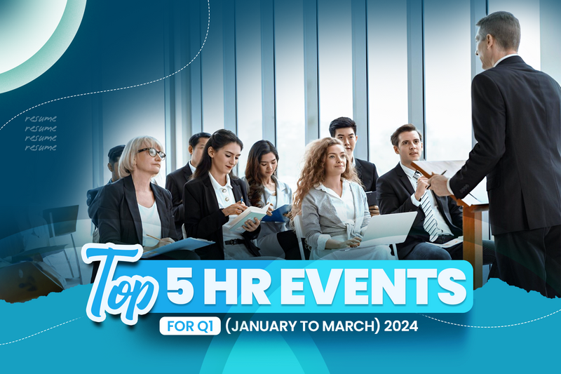 The featured image showcases a group of HR professionals in attendance