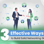 The featured image showcases a vector image of a man and woman networking against the backdrop of a network of people