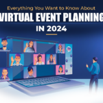 The featured image is an illustration of a person carrying out virtual event planning with important stakeholders online